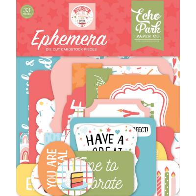 Echo Park Birthday Girl Die Cuts - Ephemera